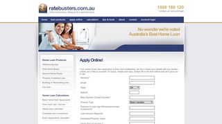 Apply Online - Ratebusters Online Home Loans