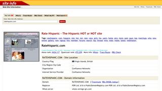 Ratehispanic.com: Rate Hispanic - The Hispanic HOT or NOT site