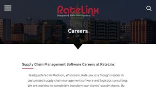 Supply Chain and Logistics Software Careers at RateLinx