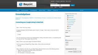 Connecting your Google Listing to RatePoint - Knowledgebase ...