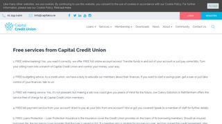 Free Services – Capital Credit Union