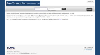 Rave Login - State Technical College of Missouri