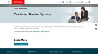 Oracle and Ravello Systems