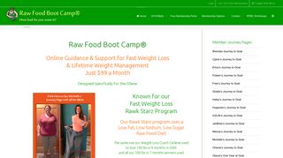 Raw Food Boot Camp