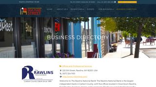 Rawlins National Bank | Rawlins Downtown District Main Street ...