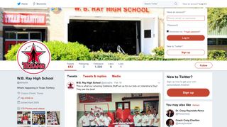 W.B. Ray High School (@wbrayhs) | Twitter