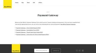 Payment Gateway - Rent - Ray White Wilston