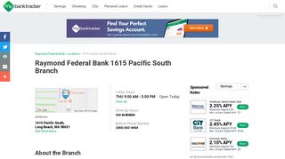 Raymond Federal Bank - 1615 Pacific South, Long Beach, WA ...