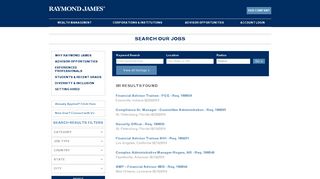 Search our Job Opportunities at Raymond James Financial