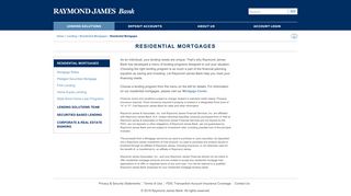 Raymond James Bank | Lending