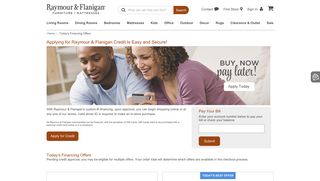 Raymour and Flanigan Furniture Financing Offers and Instant Credit ...