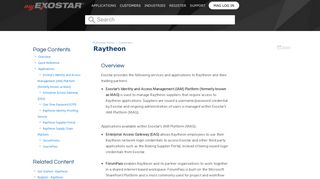 Raytheon - MyExostar