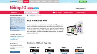 Free Mobile App For Raz-Plus - Reading A-Z