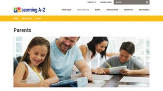 Parents: Leveled Kids Learning Tools to Use at Home - Learning A-Z