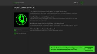 Razer Comms | Official Razer Support