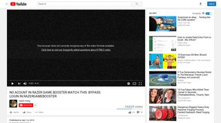 NO ACOUNT IN RAZER GAME BOOSTER WATCH THIS :BYPASS ...