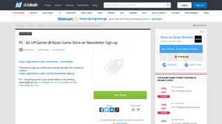 PC - $5 off Games @ Razer Game Store w/ Newslletter Sign-up ...