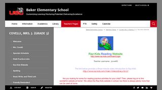 Covelli, Mrs. J. (Grade 3) / Raz-Kids Website