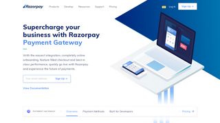 Best Payment Gateway in India - Manage Online ... - Razorpay