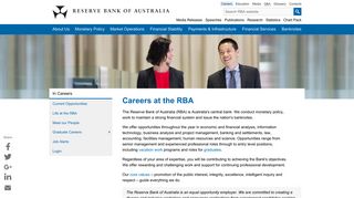 Careers at the RBA | RBA - Reserve Bank of Australia