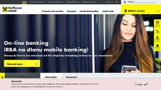 RBA na dlanu mobilno bankarstvo - Raiffeisenbank Hrvatska