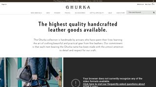 Ghurka | Leather Bags, Accessories, and Luggage