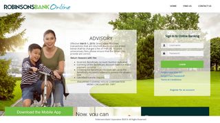 Personal Online Banking | Robinsons Bank, Inc.