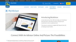 Introducing MyAdvisor – a Brand New Digital Service From RBC