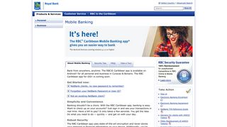 Curacao and Bonaire - Mobile Banking - RBC Royal Bank