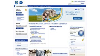 Eastern Caribbean – Personal Services - RBC Royal Bank
