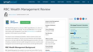 RBC Wealth Management Review | SmartAsset.com