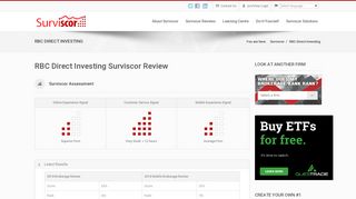 Surviscor Review on RBC Direct Investing - Surviscor