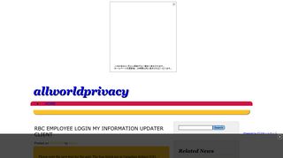 Rbc Employee Login My Information Updater Client - allworldprivacy