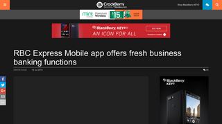 RBC Express Mobile app offers fresh business banking functions ...