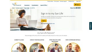 Sign in to my Sun Life - Sun Life Financial