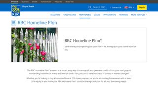 RBC Homeline Plan - Mortgage and Home Equity Line - RBC Royal ...