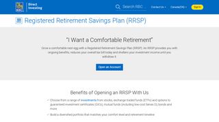 Registered Retirement Savings Plan (RRSP) - RBC Direct Investing