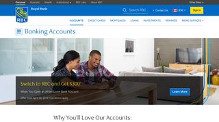 Bank Accounts - Personal Banking - RBC Royal Bank