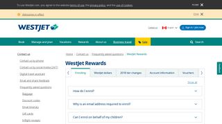WestJet Rewards | WestJet