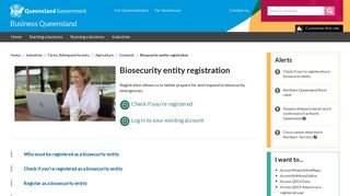 Requirements for registrable biosecurity entities | Business Queensland