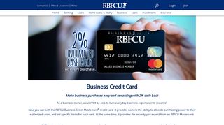 Business Credit Cards & Borrowing | RBFCU