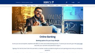 Credit Union Online and Mobile Banking | RBFCU