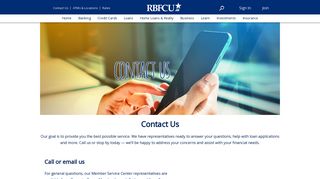 Contact Us | RBFCU