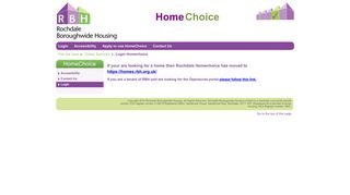 RBH | Login Homechoice - Rochdale Boroughwide Housing