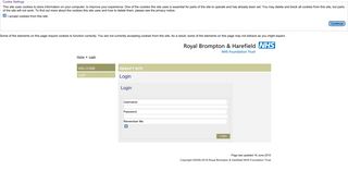 Login - Royal Brompton & Harefield NHS Foundation Trust