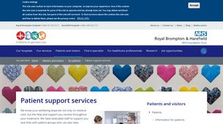 Patient support services | Royal Brompton & Harefield NHS ...