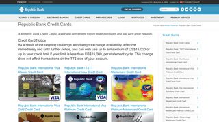 Republic Bank Credit Cards | Republic Bank