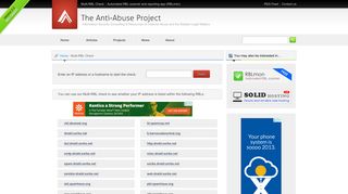 Multi-RBL Check - The Anti-Abuse Project