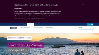 Reward Black account - Current accounts | Royal Bank Premier - RBS