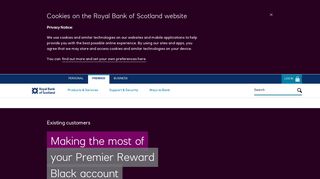 Getting started - Reward Black Account | Royal Bank Premier - RBS